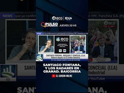 SANTIAGO FONTANA SOBRE RADARES EN GRANADERO BAIGORRIA.