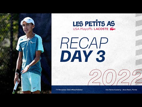 2022 Les Petits As USA Playoffs Lacoste 🇺🇸 I Day 3