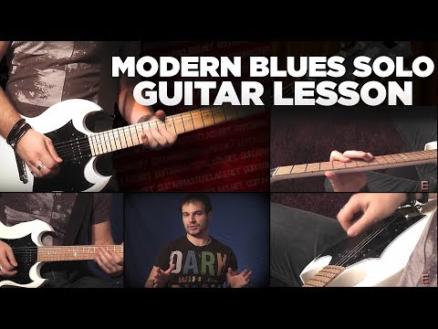 Guitar Lesson Step-by-step: Modern Blues Solo - 2