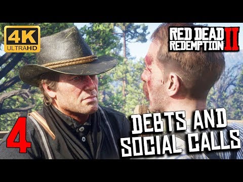 Red Dead Redemption 2 - Part 4: Money Lending and Other Sins, Bear Hunt, Kieran [PC, 4K, 60fps]