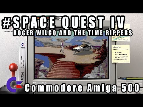 Space Quest IV: Roger Wilco And The Time Rippers - Commodore Amiga 500 Gameplay Demo