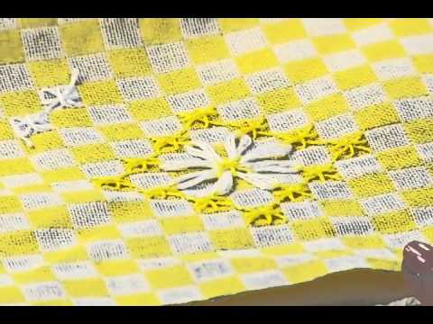 Toalha de visita com Beth Mattelli e Ponto Crivo com Leila Jacob | Vitrine do artesanato na tv