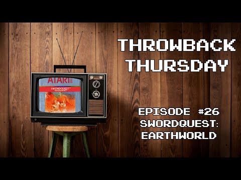 Swordquest Atari 2600 Gameplay (Throwback Thursday - Episode 26)