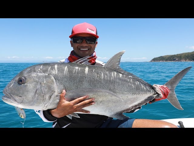 BIG FISH ON SMALL LURES - FISHING TROPICAL ISLANDS FOR GIANT TREVALLY!