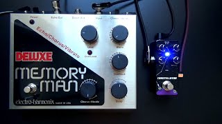 Video thumbnail for Pigtronix Constellator vs. Electro Harmonix Deluxe Memory Man by DelayDude
