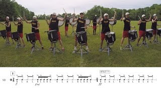 2016 Madison Scouts Snares - LEARN THE MUSIC to 