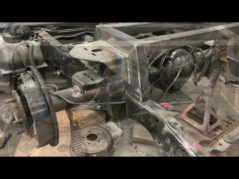 My custom bagged c10 square body truck part5 | Start installing air ride suspension on the rear