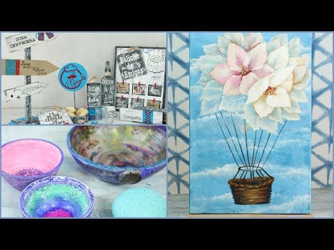 Manos a la Obra TV 2018 Programa 35 - Pinceladas - Bowl Pasta Cerámica - Stencils -