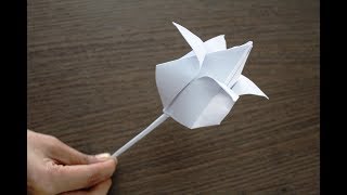 DIY - How to Make Paper Flowers | Origami Lotus Flower | Paper Lotus Flower