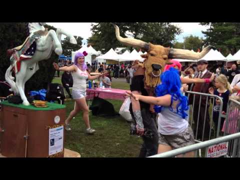Team Hackaday Minotaur at NY MakerFaire