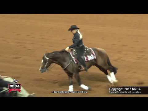 Night Time Spook ridden by Kelle L Smith  - 2017 NRHA Futurity (NP Futurity, First Go)