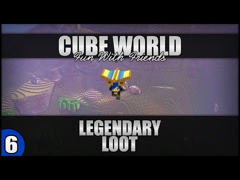 ♛ Cube World Gameplay - Level 20 Multiplayer Dungeon Run #2 - Legendary Loot!