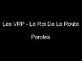 Les VRP - Le Roi De La Route (Paroles) - LES VRP (Paroles) Les VRP - Le Roi De La Route (Paroles)