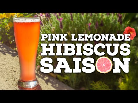 How to Brew Pink Lemonade HIBISCUS SAISON 🌺