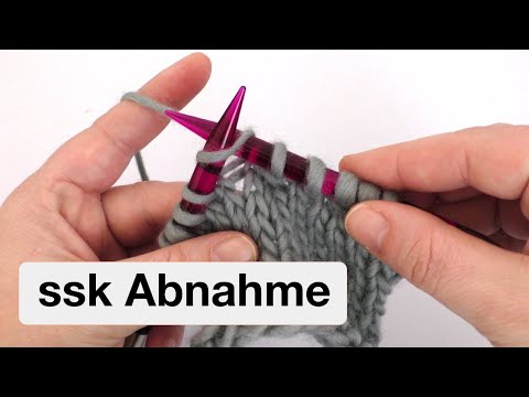 knit ssk | knit left-leaning decrease