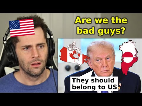 American Reacts to "Is Canada Under Threat From the USA?"