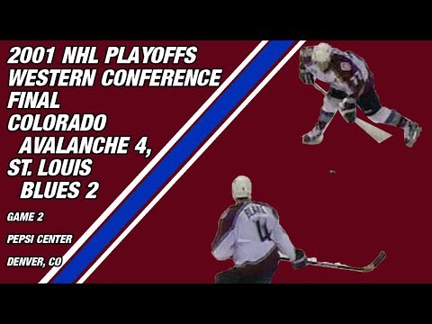 2001 NHL Western Conference Final Game 2: Colorado Avalanche 4, St. Louis Blues 2