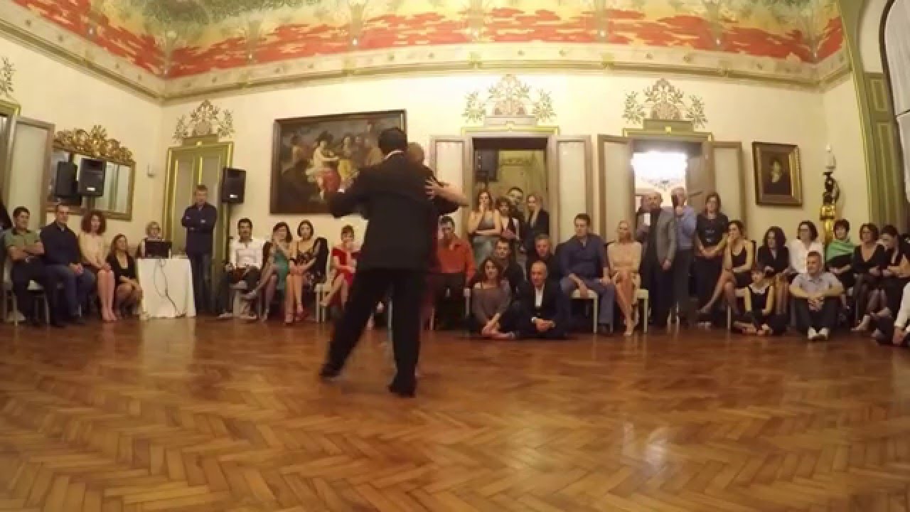 Malvina Gili y Sebastian Zanchez - esibizione a Villa Belussi (CR) - 31/01/2016 - Tango