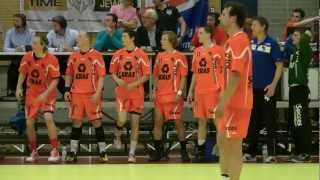 preview picture of video 'Kras Volendam versus OCI Lions Landskampioenschap Handbal 2012, Maurits van Buren'