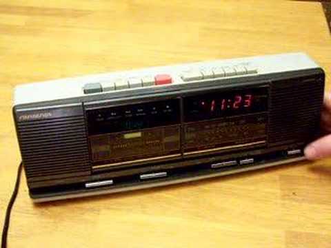 Vintage Stereo Cassette Player Clock Radio EBAY