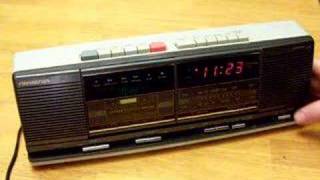 Vintage Stereo Cassette Player Clock Radio EBAY Vintage Stereo Cassette Player Clock Radio EBAY