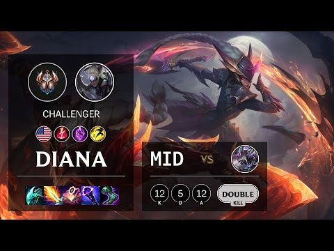 Diana Mid vs Kassadin - NA Challenger Patch 11.7