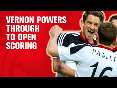 Vernon powers through and beats young goalkeeper