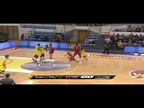 Watch 20 points of Raviv Limonad as Hapoel Tel-Aviv beats Maccabi Ashdod