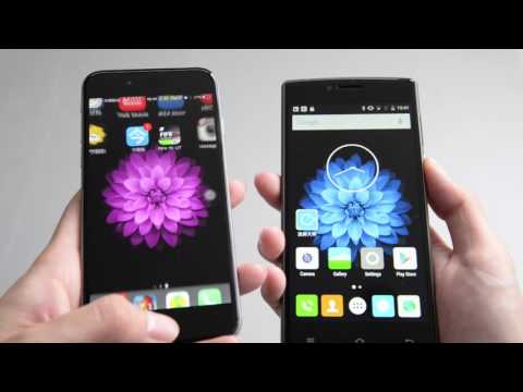 CUBOT S600 VS IPHONE6--display fingerprint unlock time