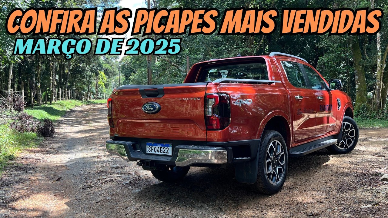 Pickup Truck Sales in Brazil - March 2025 - Who dominated the market this month?