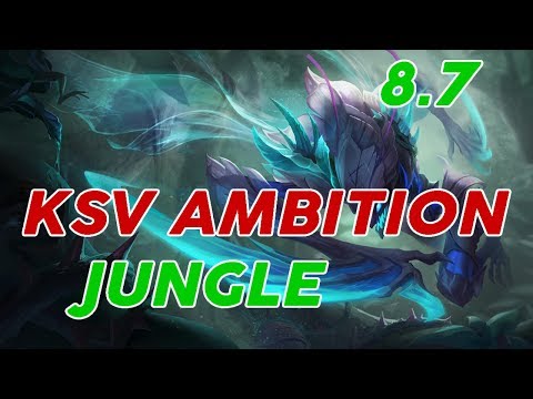 KSV Ambition Kha'Zix Jungle Patch 8.7 Pro Replay