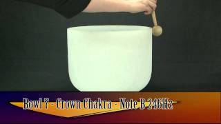 7th Chakra - Reiki Angel Crystal Singing Bowl Sound Healing