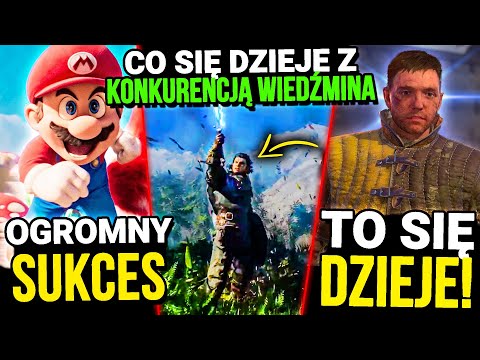 Co się dzieje z REALNĄ KONKURENCJĄ WIEDŹMINA 3 — Kingdom Come 2 NA HORYZONCIE — Film MARIO sukcesem