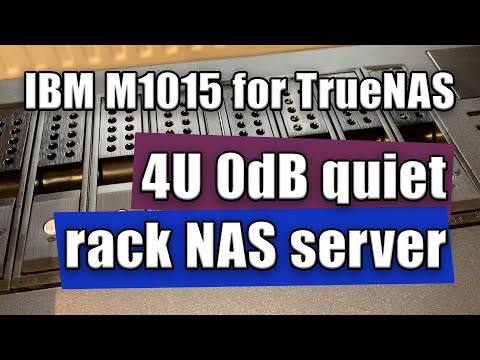 IBM M1015 LSI SAS9220-8i unbox and first run -  0dB silent rack NAS server (part 3)