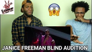 The Voice 2017 Blind Audition - Janice Freeman: "Radioactive Soul" (REACTION)