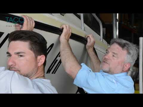 Installing New TACO Rub Rail on a Classic Mako 228