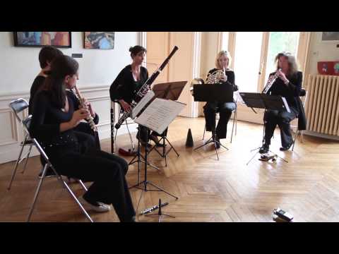 Quintette à Vent d'Hedwige Chrétien (1er mouvement) - Quintette ALLEGRIA
