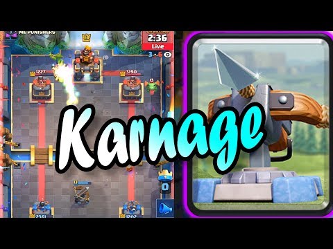 🔥ICE-BOW GOD 👈Karnage 7900+ gameplays Ladder - Clash Royale