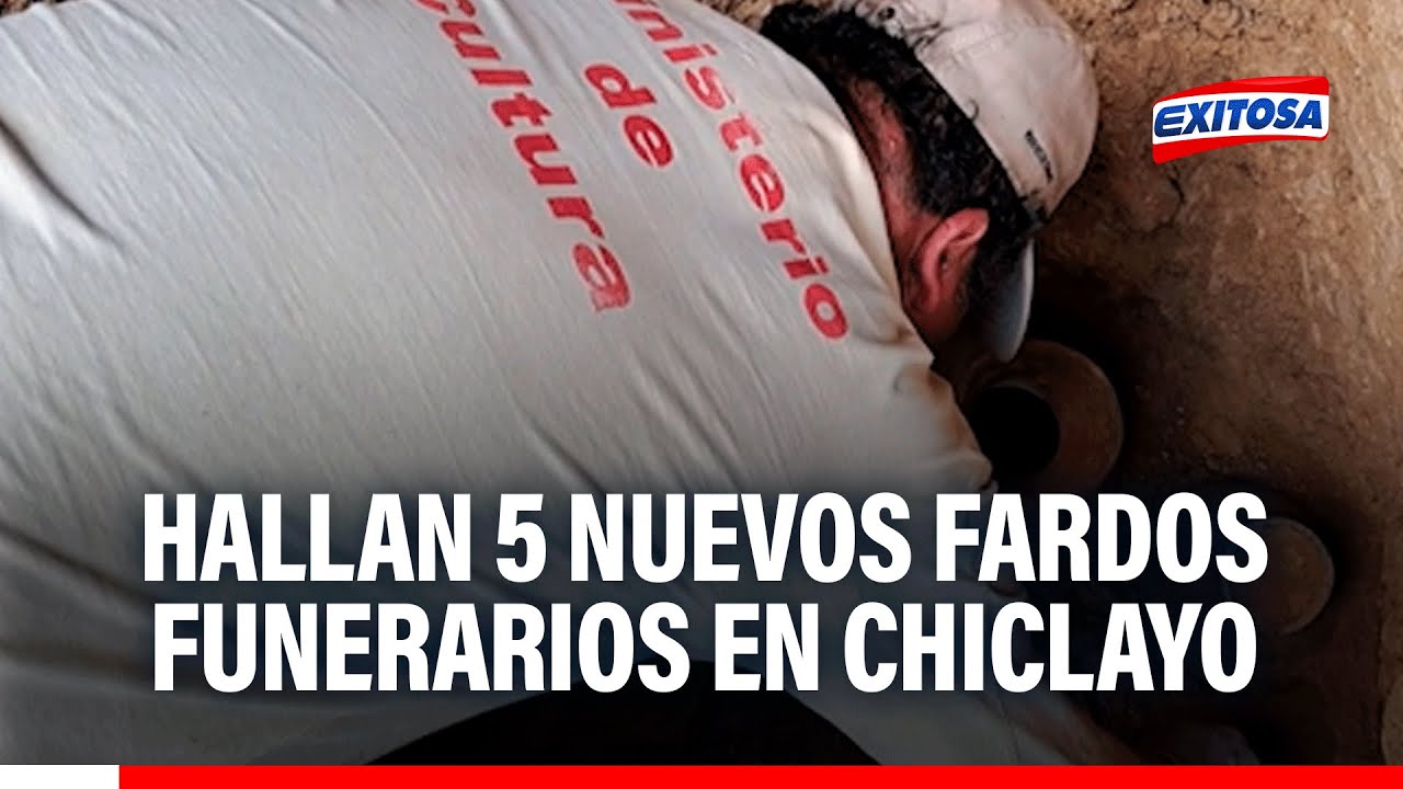 🔴🔵 Chiclayo: Hallan cinco nuevos fardos funerarios en Complejo Arqueológico de Túcume