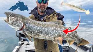 Casting For BIG Lake Trout in SHALLOW Water! (Lake Superior Surprise)
