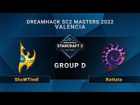 SC2 - ShoWTimE vs. Rattata  - Group D - DreamHack SC2 Masters: Valencia 2022 - EU