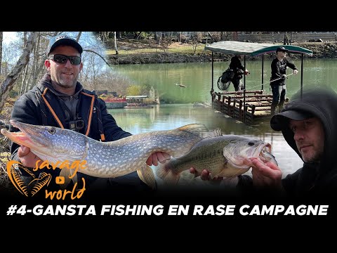 Savage World 4 : gangsta fishing en rase campagne (brochet, black-bass)