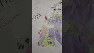 ホロライブのイラスト描いてみたPart1#白上フブキ#星街すいせい#風真いろは