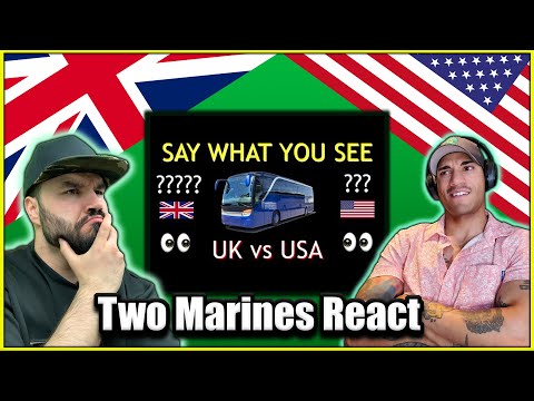 Two Marines React - American vs. British English (50 Differences)