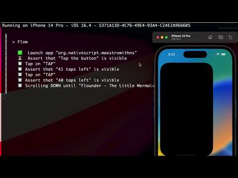 Using Maestro with NativeScript