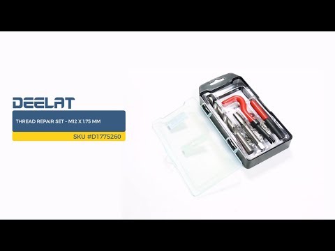 Thread Repair Set – M12 x 1.75 mm SKU #D1775260