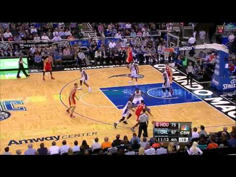 Donatas Motiejunas vs Orlando Magic 2014.03.05