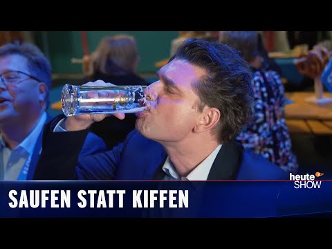 Bier ja, Gras nein? Lutz van der Horst beim CSU-Parteitag | heute-show vom 04.11.2022