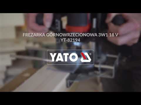 Фрезер ручний YATO акумуляторний 18V, цанга 6-8 мм, хід 55 мм (БЕЗ АКУМУЛЯТОРА) Фрезер ручний YATO акумуляторний 18V, цанга 6-8 мм, хід 55 мм (БЕЗ АКУМУЛЯТОРА)