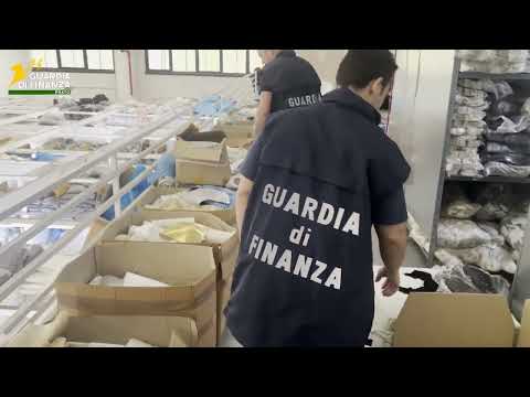 Operazione anticontraffazione della guardia di finanza a Prato